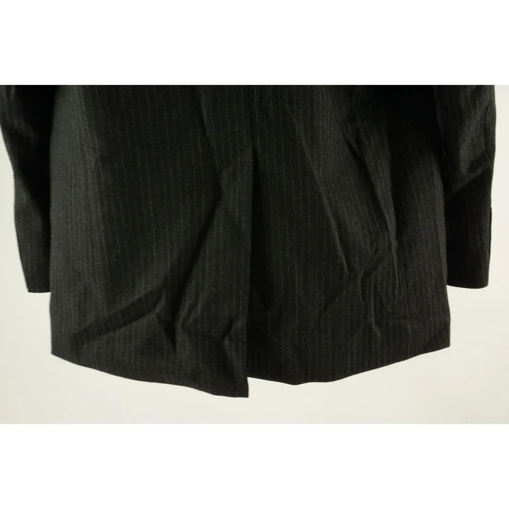 New AMI Alexandre Mattiussi Chalk Stripe Flannel Suit Men 38 Jacket 30 x 27 Pant
